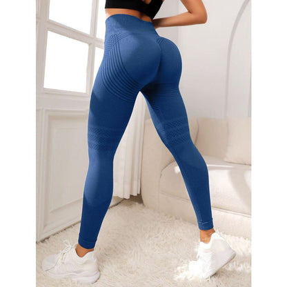 Bezszwowe Legginsy Sportowe Push-Up z Wysokim Stanem – Efekt Butt-Lifting