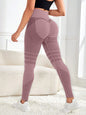 Bezszwowe Legginsy Sportowe Push-Up z Wysokim Stanem – Efekt Butt-Lifting