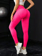 Bezszwowe Legginsy Sportowe Push-Up z Wysokim Stanem – Efekt Butt-Lifting