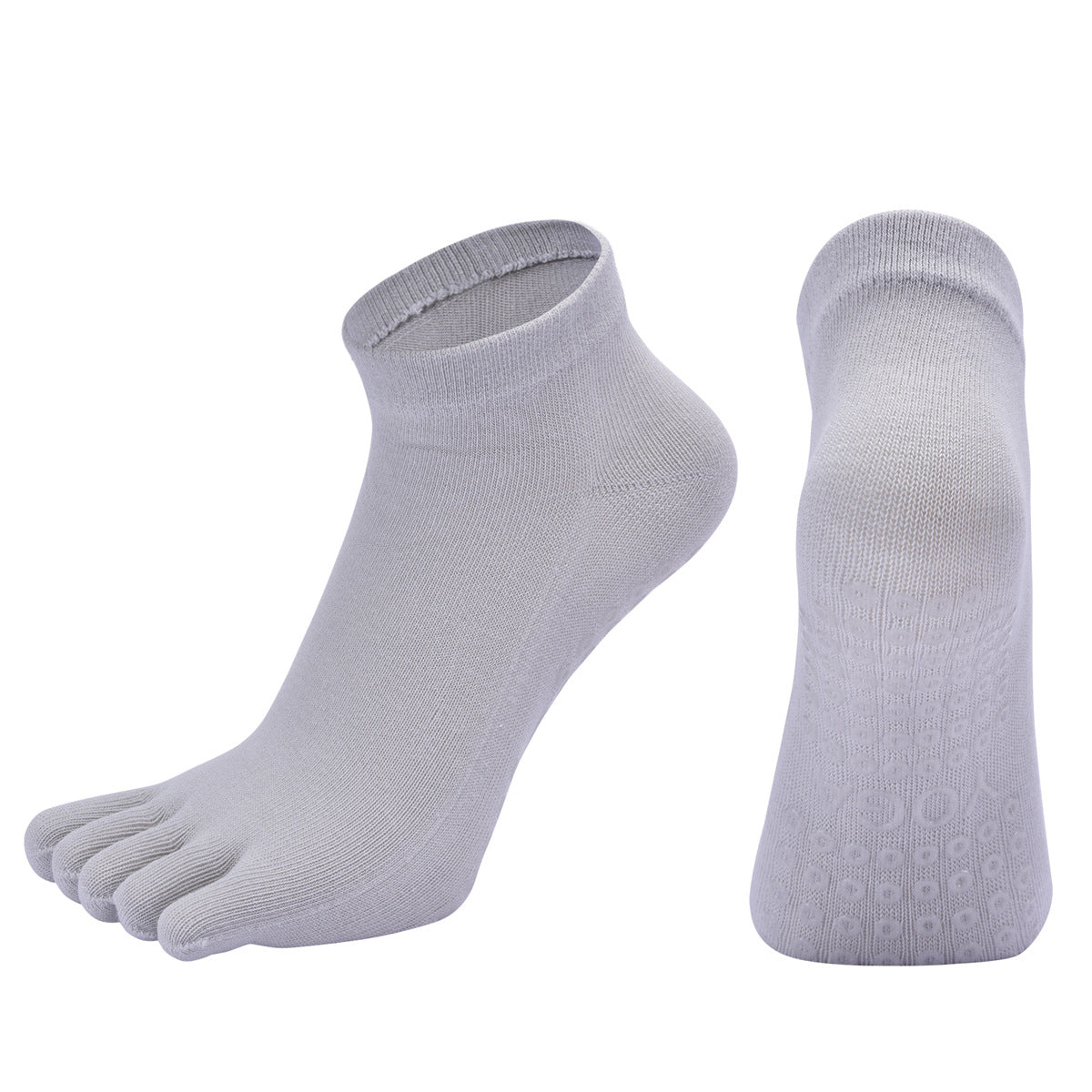 Pięciopalcowe Skarpety Antypoślizgowe do Jogi i Pilatesu – Bawełna Premium (Rozmiar 35-42)
