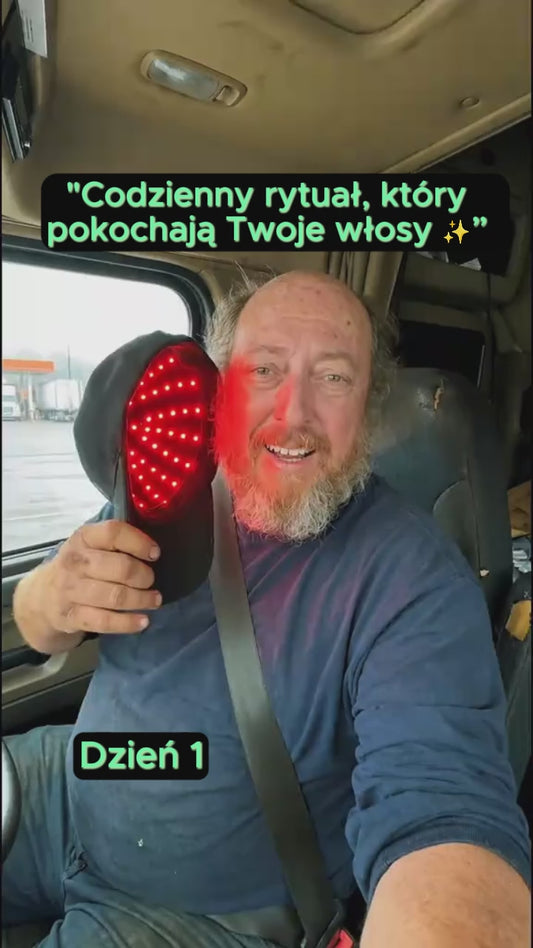 „Nowoczesna terapia LED dla zdrowych i mocniejszych włosów.”